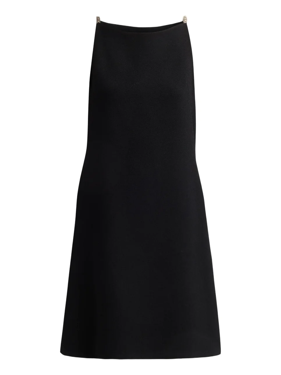 Women's Rhinestone Strap Crepe Midi Slipdress Women's Rhinestone Strap Crepe Midi Slipdress