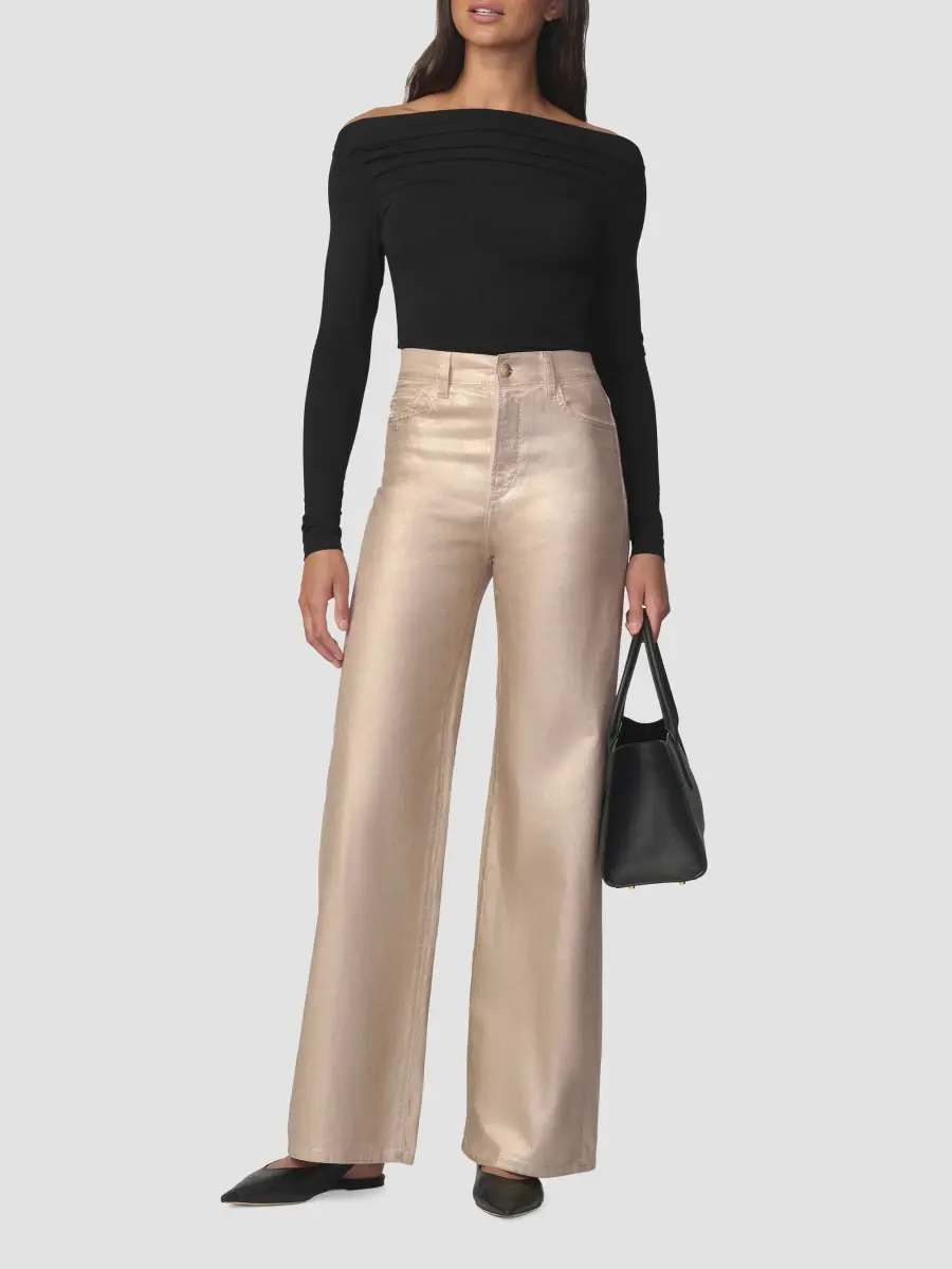 Joe's Jeans Women's The Pleated Off-the-Shoulder Top | Thumbnail 2 Joe's Jeans Women's The Pleated Off-the-Shoulder Top | Thumbnail 2