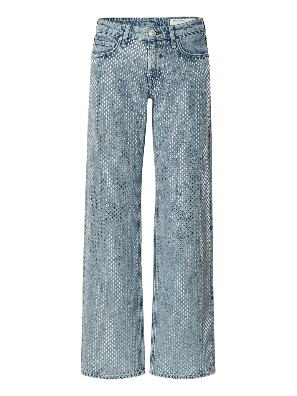 Women's Cam Embellished Low-Rise Straight-Leg Jeans Women's Cam Embellished Low-Rise Straight-Leg Jeans