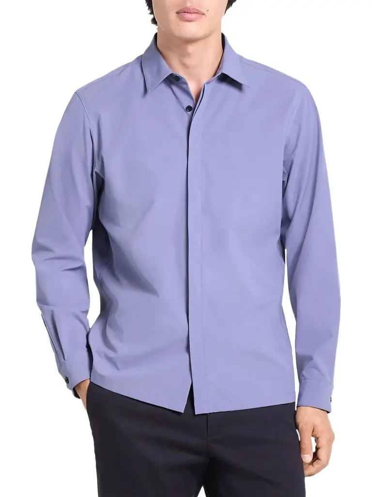Theory Men's Motion Poplin Shirt