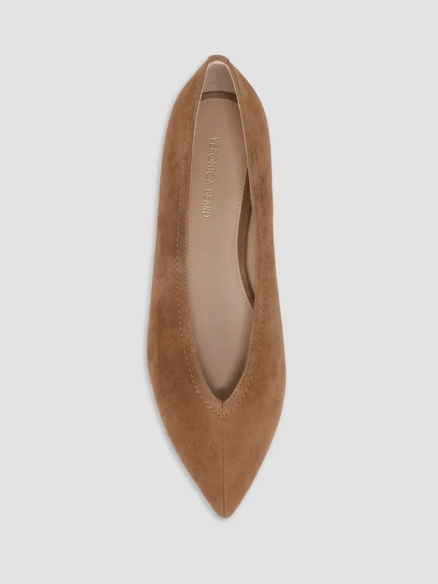 Veronica Beard Women's Bancroft Suede Ballerina Flats | Thumbnail 4 Veronica Beard Women's Bancroft Suede Ballerina Flats | Thumbnail 4