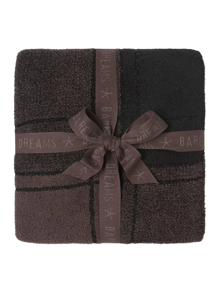 Barefoot Dreams CozyChic Buffalo Plaid Throw Blanket