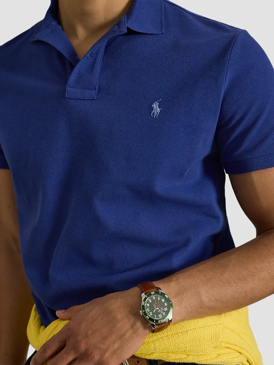 Polo Ralph Lauren Men's Cotton Mesh Polo Shirt | Thumbnail 5 Polo Ralph Lauren Men's Cotton Mesh Polo Shirt | Thumbnail 5
