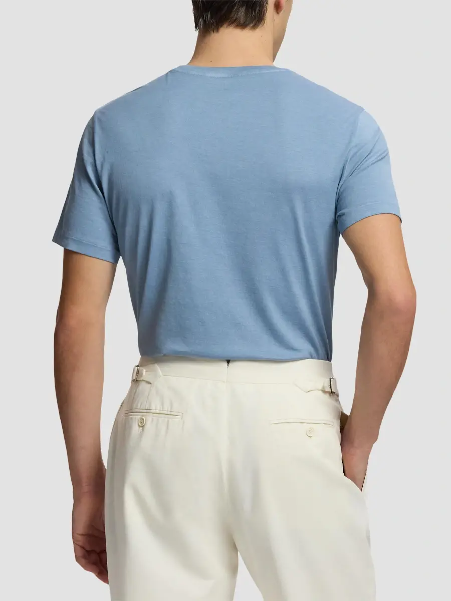 Ralph Lauren Purple Label Men's Garment-Dyed Cotton Pocket T-Shirt | Thumbnail 3