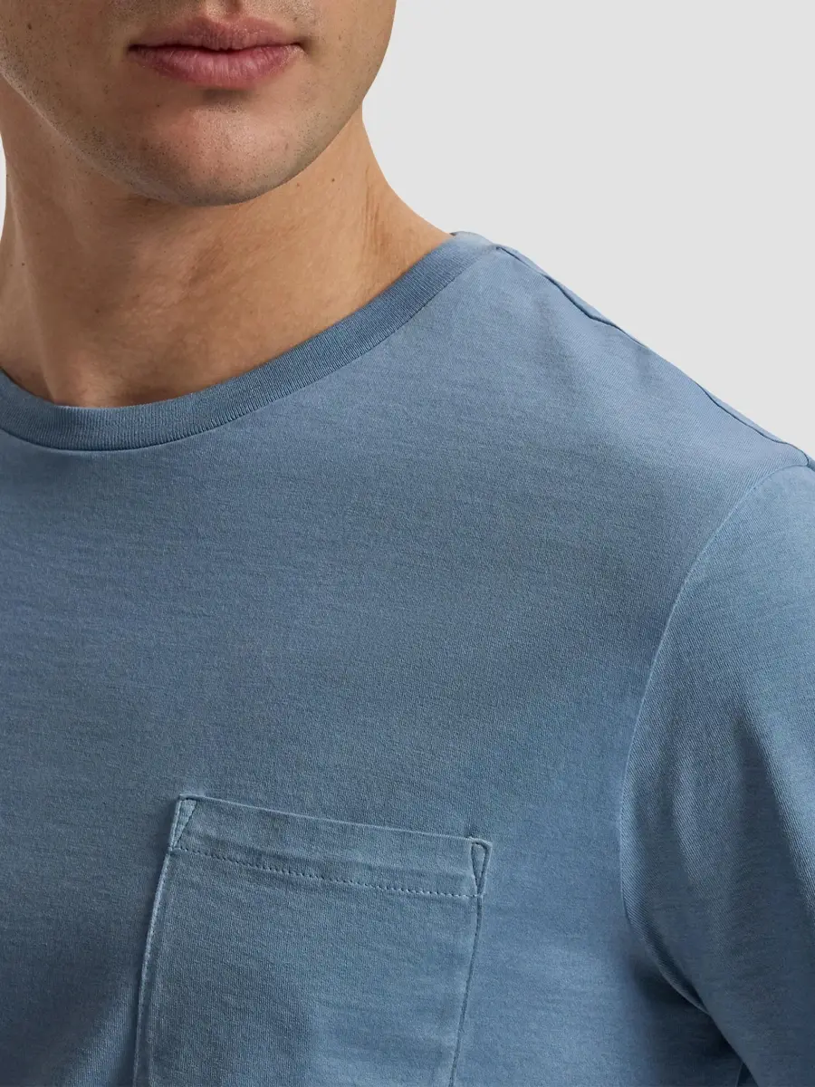 Ralph Lauren Purple Label Men's Garment-Dyed Cotton Pocket T-Shirt | Thumbnail 5