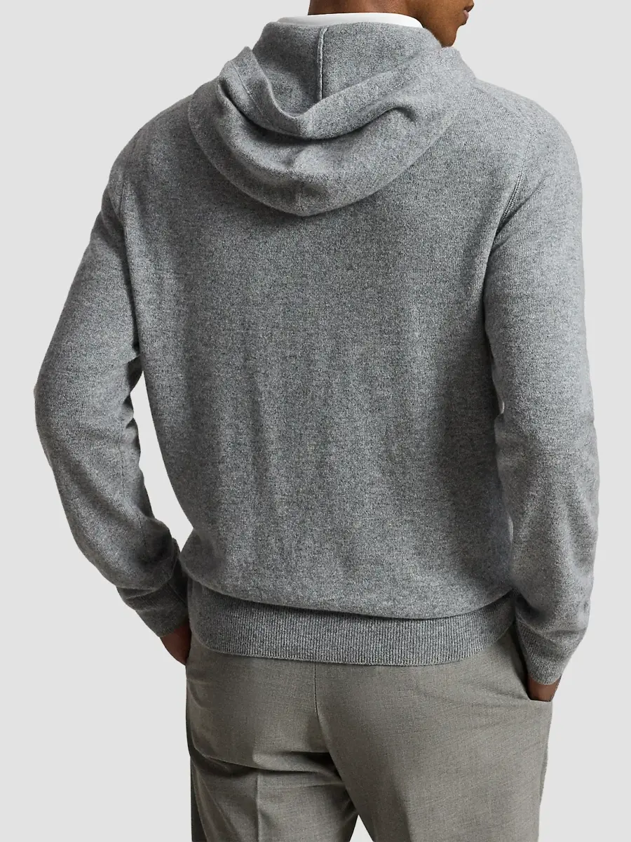 Polo Ralph Lauren Men's Washable Cashmere Knit Hoodie | Thumbnail 3 Polo Ralph Lauren Men's Washable Cashmere Knit Hoodie | Thumbnail 3