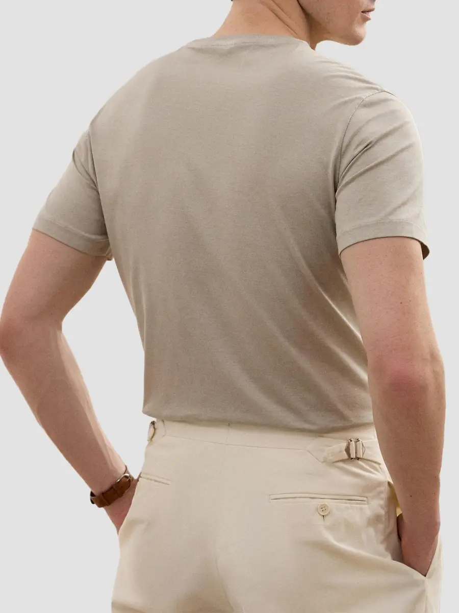 Ralph Lauren Purple Label Men's Garment-Dyed Cotton Pocket T-Shirt | Thumbnail 3