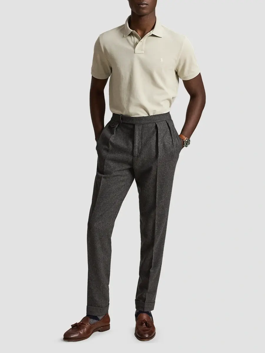 Polo Ralph Lauren Men's Cotton Mesh Polo Shirt | Thumbnail 2 Polo Ralph Lauren Men's Cotton Mesh Polo Shirt | Thumbnail 2