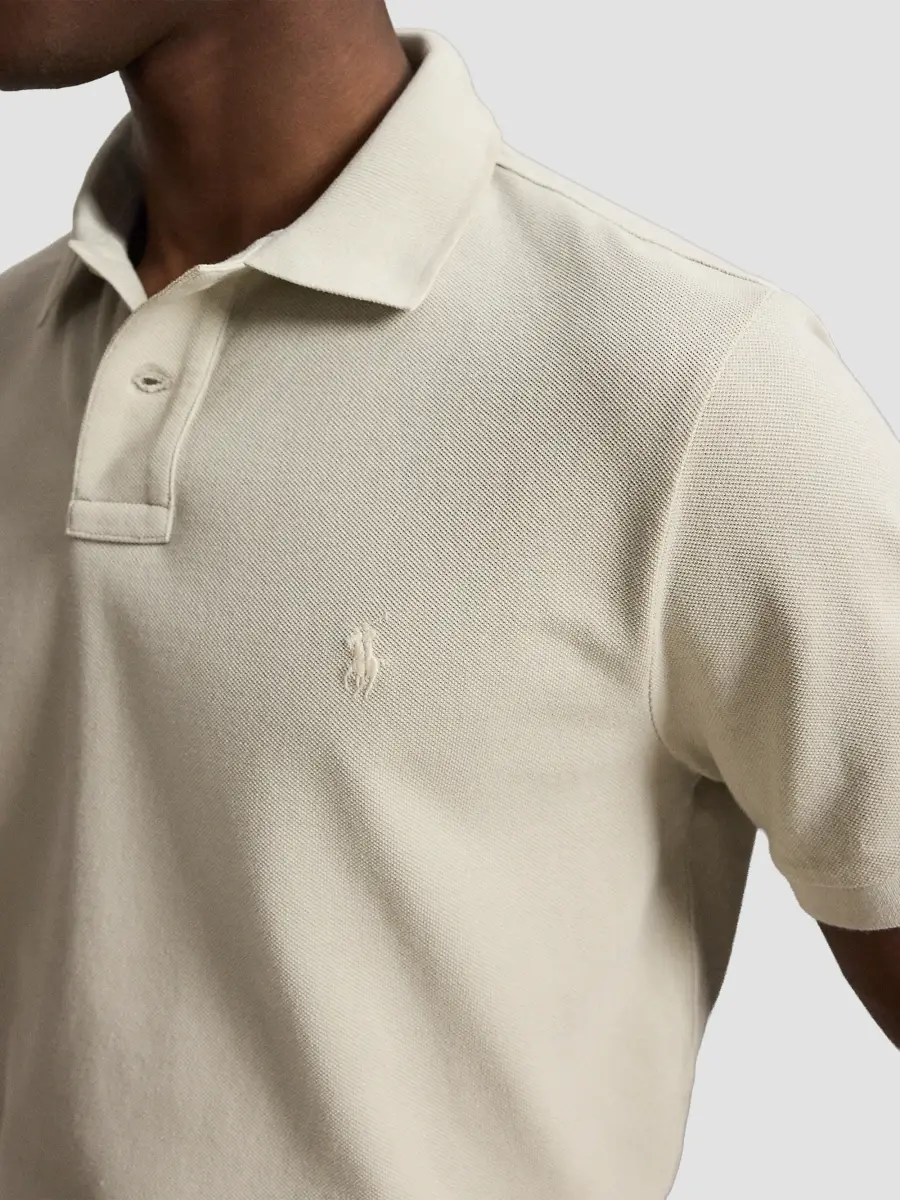 Polo Ralph Lauren Men's Cotton Mesh Polo Shirt | Thumbnail 6 Polo Ralph Lauren Men's Cotton Mesh Polo Shirt | Thumbnail 6