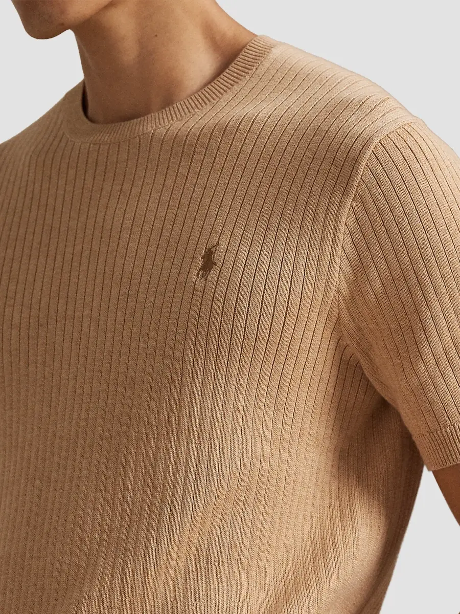Polo Ralph Lauren Men's Crewneck Cotton Interlock Short-Sleeve Sweater | Thumbnail 5 Polo Ralph Lauren Men's Crewneck Cotton Interlock Short-Sleeve Sweater | Thumbnail 5