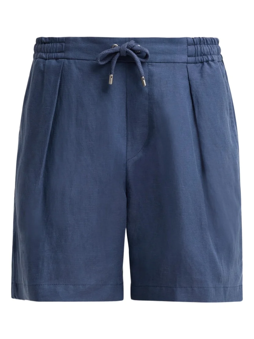 Men's Silk-Linen Drawstring Shorts Men's Silk-Linen Drawstring Shorts