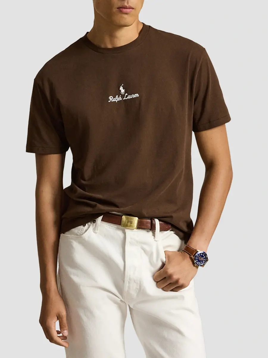 Polo Ralph Lauren Men's Logo Jersey Classic-Fit T-Shirt | Thumbnail 4 Polo Ralph Lauren Men's Logo Jersey Classic-Fit T-Shirt | Thumbnail 4