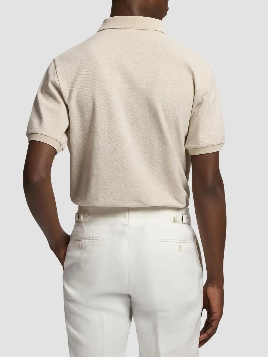 Ralph Lauren Purple Label Men's Cashmere-Blend Polo Shirt | Thumbnail 3