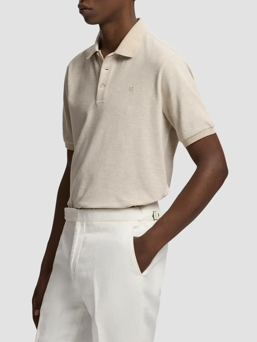 Ralph Lauren Purple Label Men's Cashmere-Blend Polo Shirt | Thumbnail 5