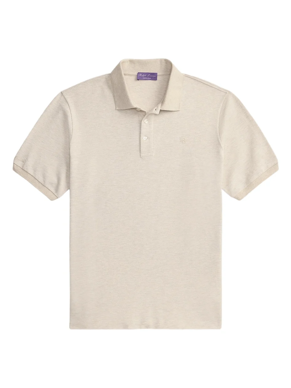 Ralph Lauren Purple Label Men's Cashmere-Blend Polo Shirt