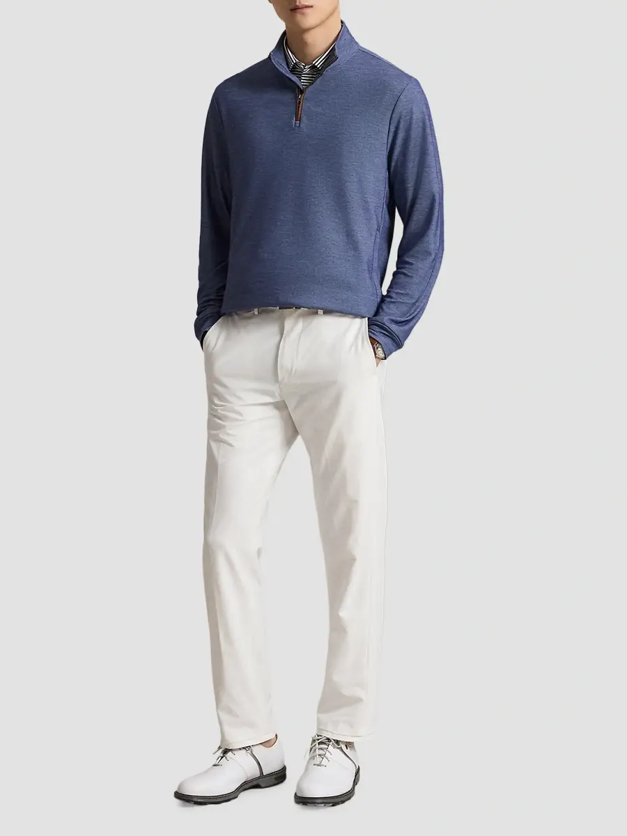 RLX Ralph Lauren Men's Golf Quarter-Zip Mesh Sweatshirt | Thumbnail 2