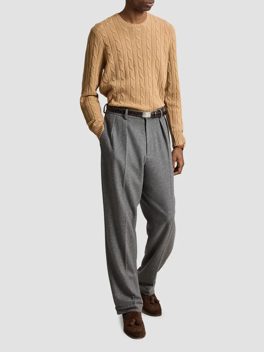 Polo Ralph Lauren Men's Cashmere Cable-Knit Sweater | Thumbnail 2
