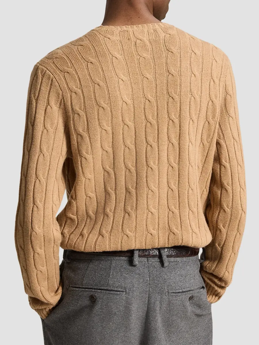 Polo Ralph Lauren Men's Cashmere Cable-Knit Sweater | Thumbnail 3