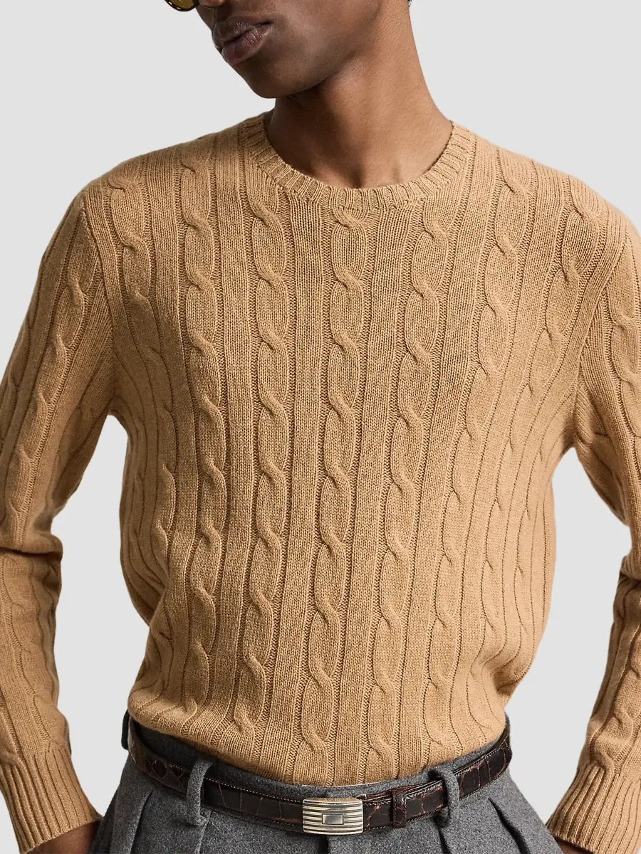 Polo Ralph Lauren Men's Cashmere Cable-Knit Sweater | Thumbnail 5