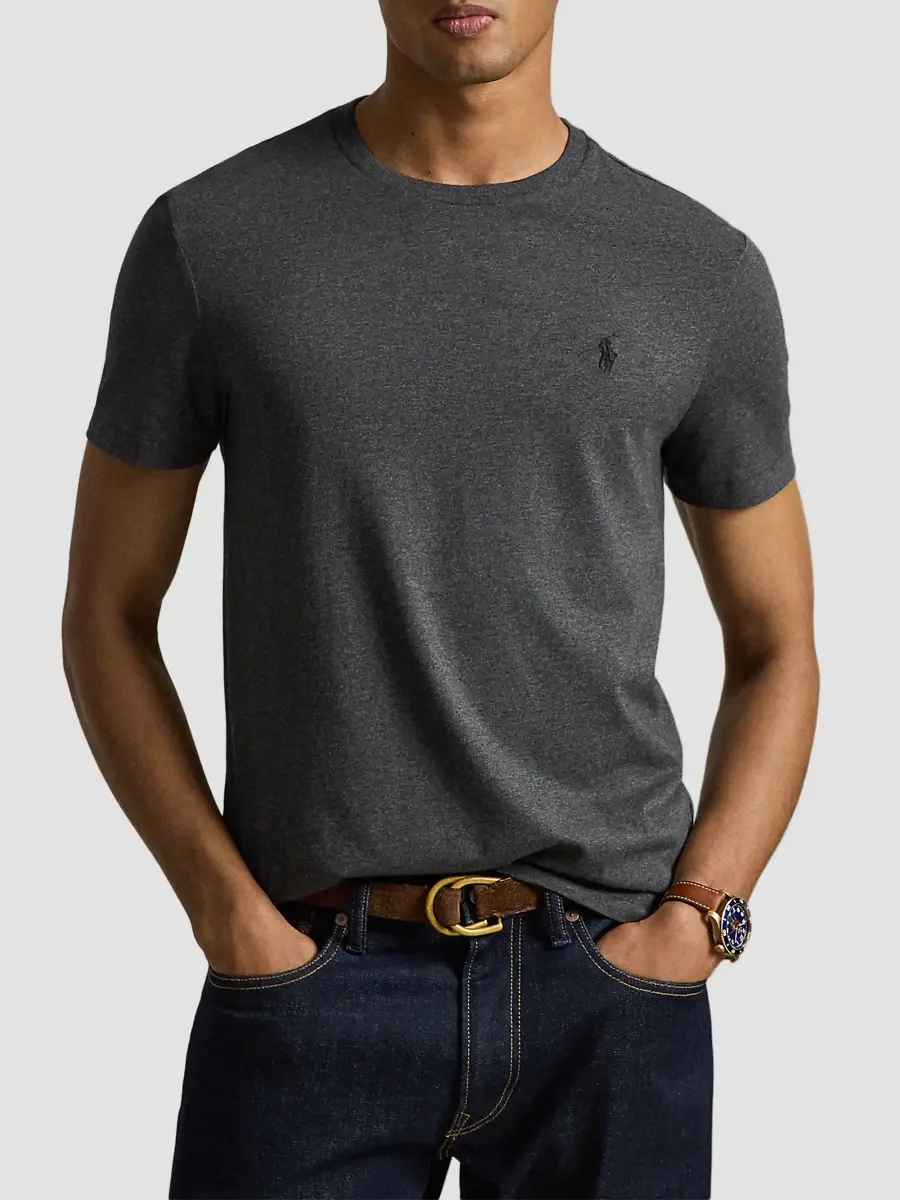 Polo Ralph Lauren Men's Custom-Slim-Fit Jersey Crewneck T-Shirt | Thumbnail 4 Polo Ralph Lauren Men's Custom-Slim-Fit Jersey Crewneck T-Shirt | Thumbnail 4