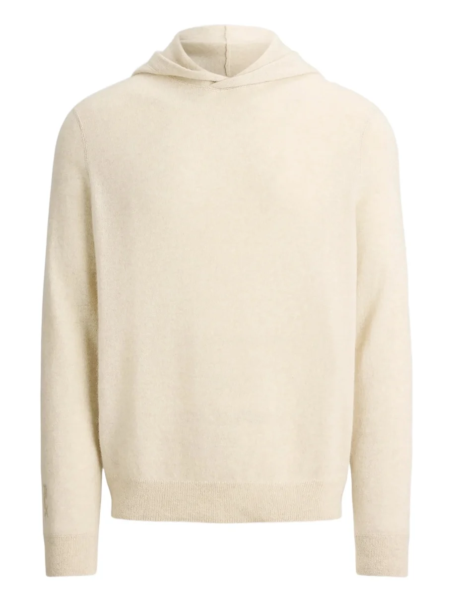 Men's Washable Cashmere Knit Hoodie Men's Washable Cashmere Knit Hoodie