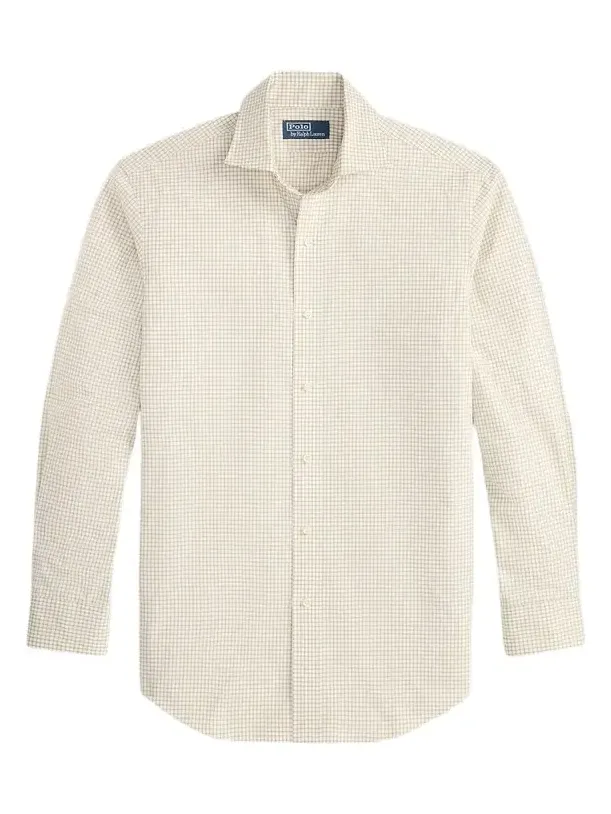 Men's Glen Plaid Poplin Classic-Fit Shirt