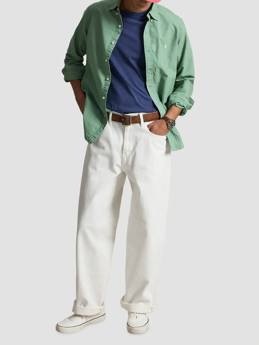 Polo Ralph Lauren Men's Classic Fit Garment-Dyed Oxford Shirt | Thumbnail 2