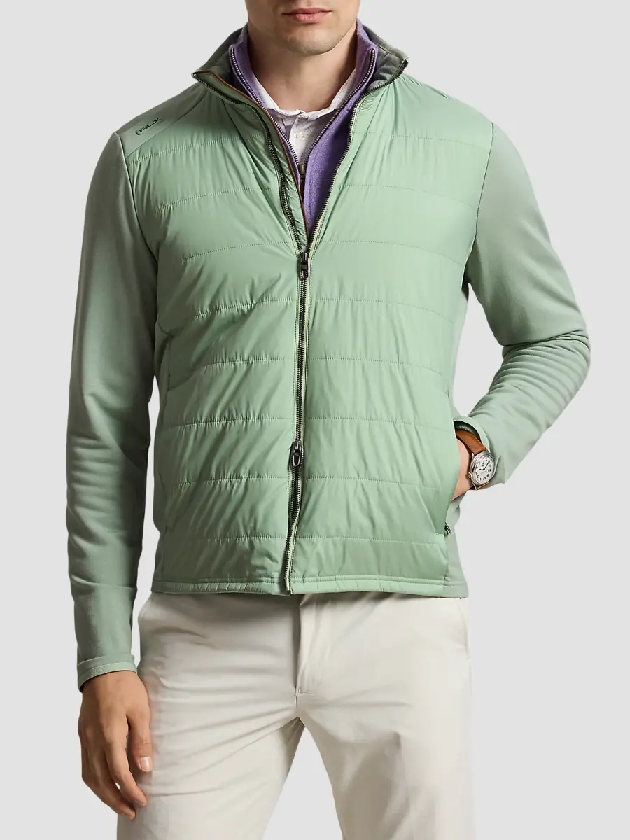 RLX Ralph Lauren Men's Performance Quilted Zip-Front Sweatshirt | Thumbnail 4 RLX Ralph Lauren Men's Performance Quilted Zip-Front Sweatshirt | Thumbnail 4