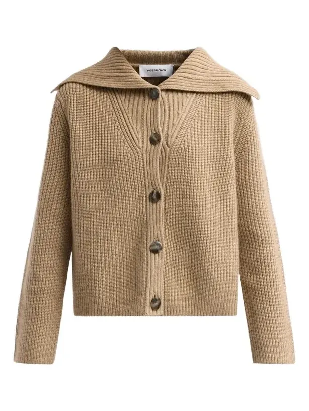 Women's Wool-Cashmere-Blend Cardigan Women's Wool-Cashmere-Blend Cardigan