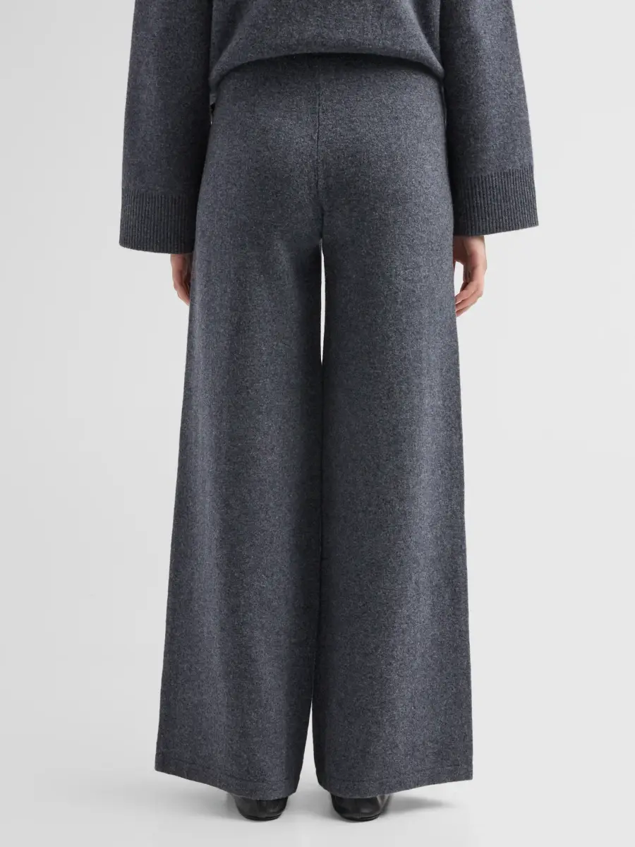 Yves Salomon Women's Knit Wide-Leg Pants | Thumbnail 3