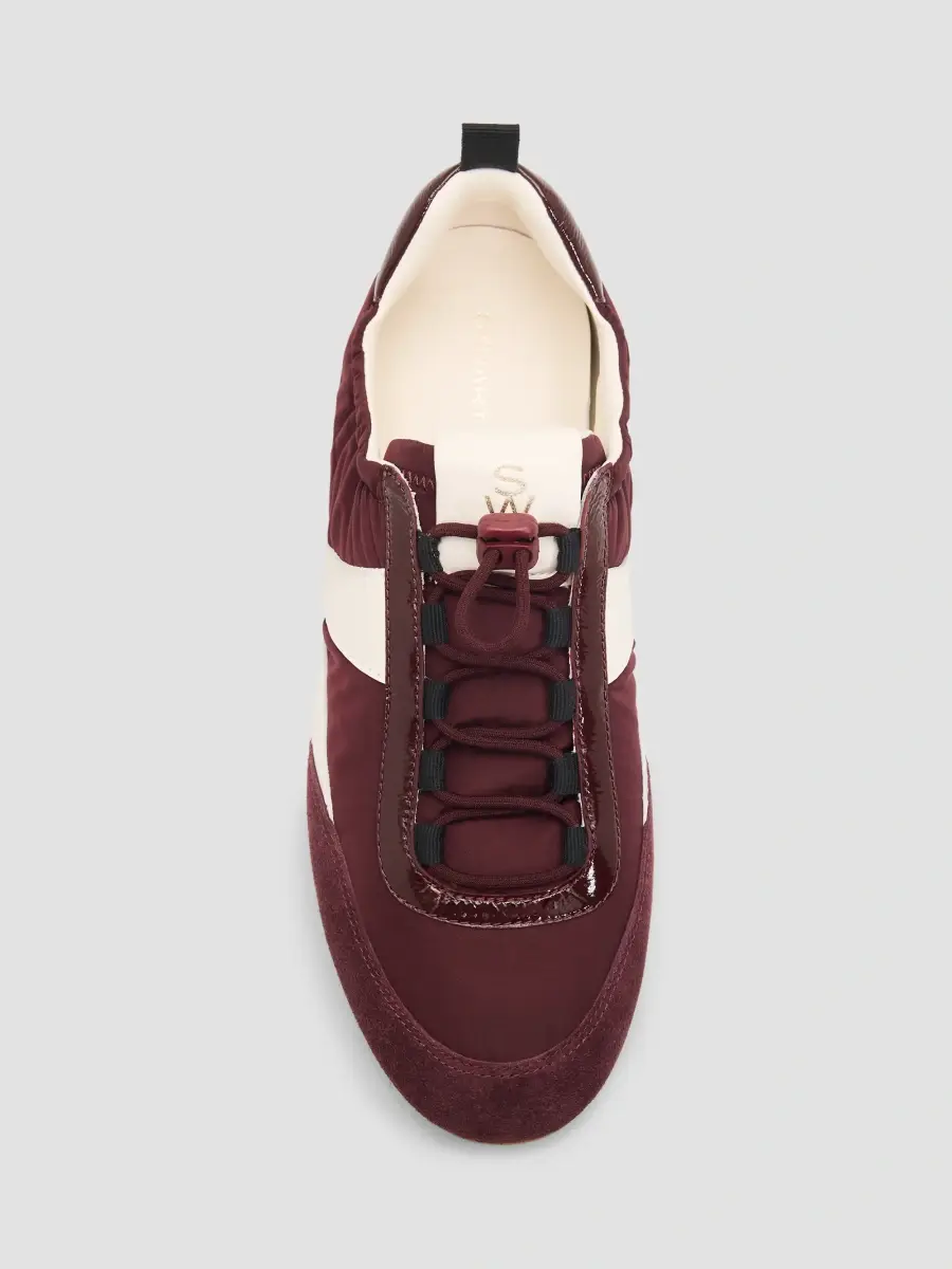 Stuart Weitzman Women's Vander Low-Top Ballet Sneakers - Boy'senberry Cream | Thumbnail 6 Stuart Weitzman Women's Vander Low-Top Ballet Sneakers - Boy'senberry Cream | Thumbnail 6