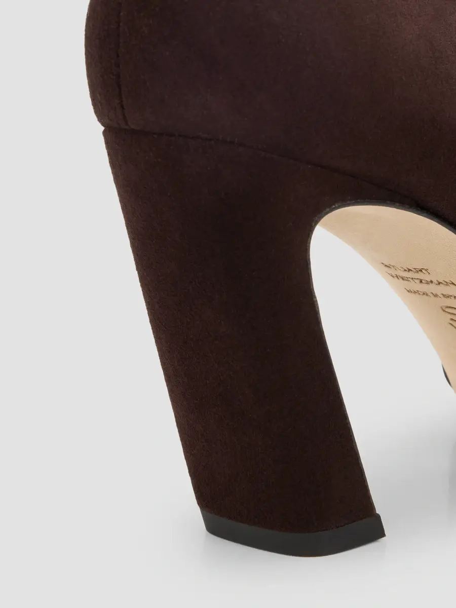 Stuart Weitzman Women's Stassi 85MM Suede Pumps | Thumbnail 5 Stuart Weitzman Women's Stassi 85MM Suede Pumps | Thumbnail 5