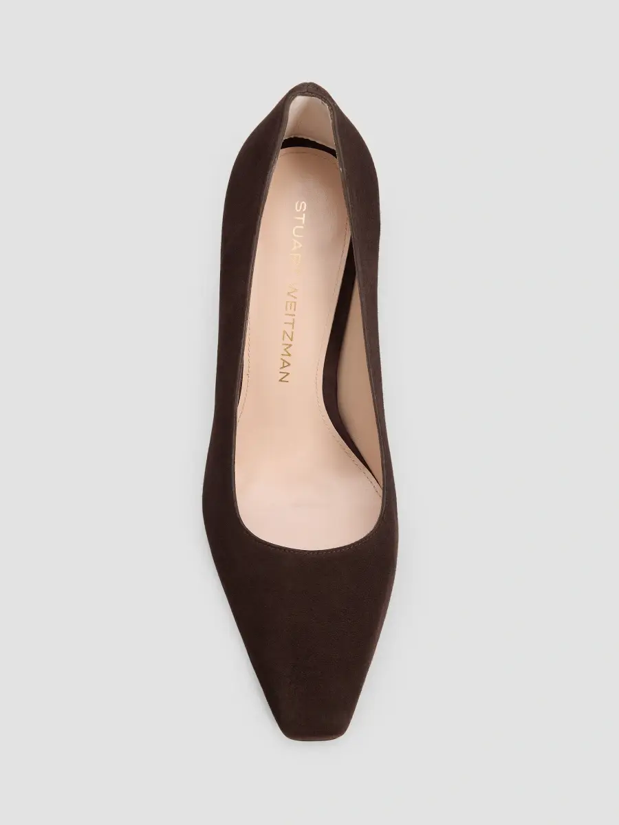 Stuart Weitzman Women's Stassi 85MM Suede Pumps | Thumbnail 6 Stuart Weitzman Women's Stassi 85MM Suede Pumps | Thumbnail 6