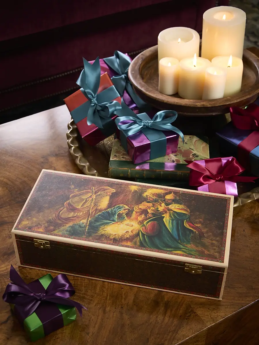 Komozja Nativity 5-Piece Glass Ornament Set | Thumbnail 3
