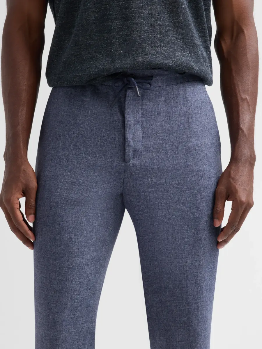 Saks Fifth Avenue Men's COLLECTION Drawstring Linen-Blend Pants | Thumbnail 5