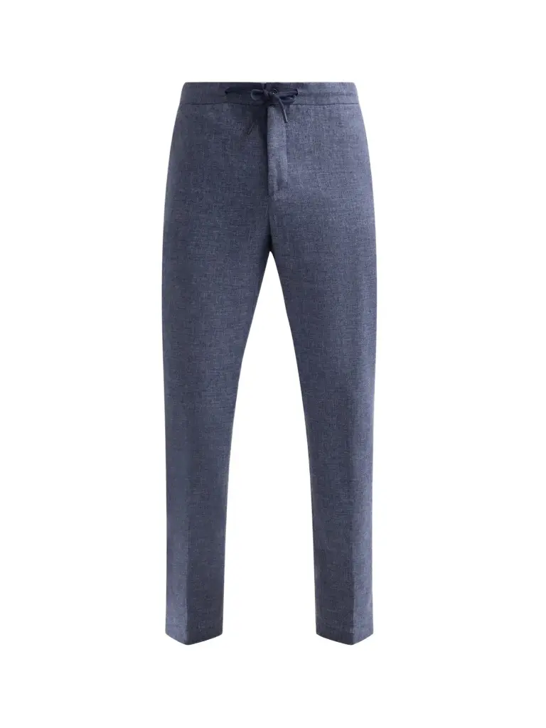 Saks Fifth Avenue Men's COLLECTION Drawstring Linen-Blend Pants