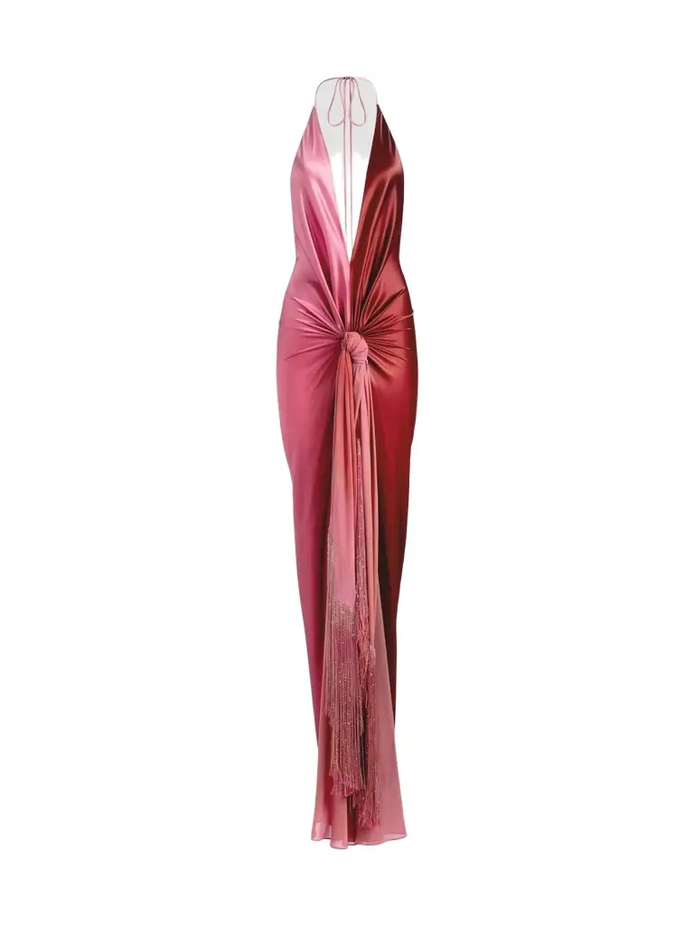 Women's Corsario Two-Tone Knotted Gown Women's Corsario Two-Tone Knotted Gown