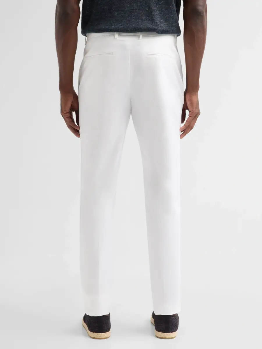 Saks Fifth Avenue Men's COLLECTION Solid Chino Pants | Thumbnail 3 Saks Fifth Avenue Men's COLLECTION Solid Chino Pants | Thumbnail 3