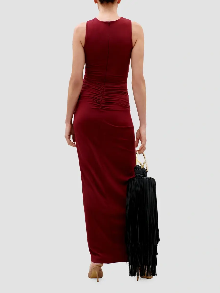 Silvia Tcherassi Women's Leni Jersey Pin Hardware Gown | Thumbnail 3 Silvia Tcherassi Women's Leni Jersey Pin Hardware Gown | Thumbnail 3