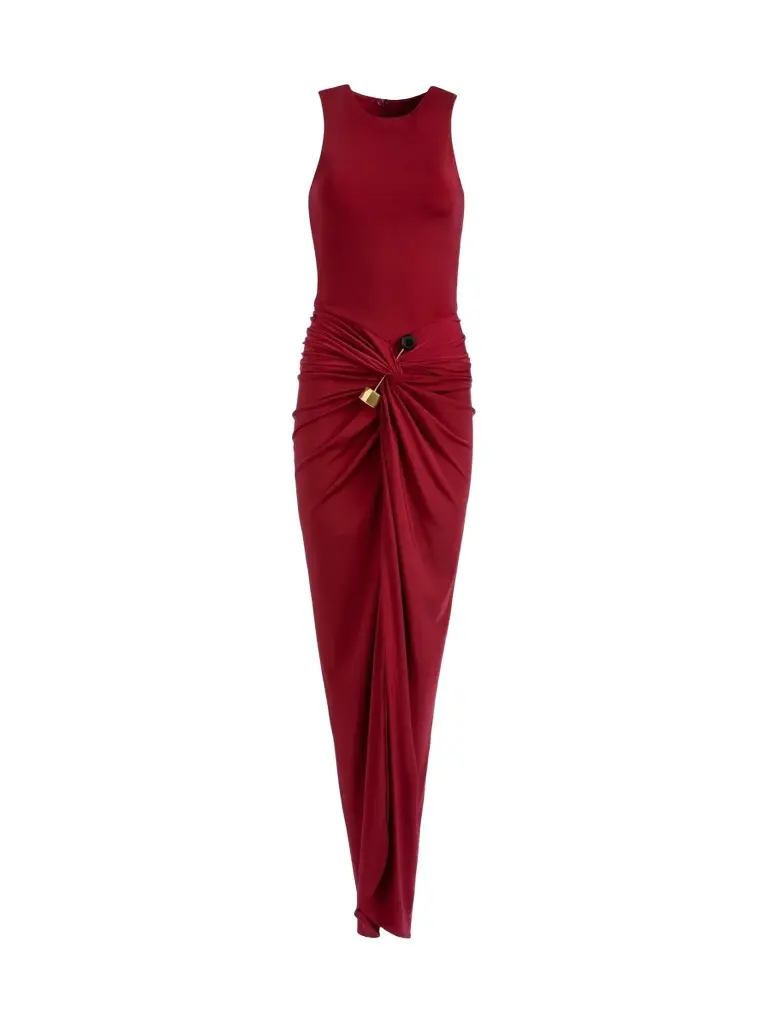 Women's Leni Jersey Pin Hardware Gown Women's Leni Jersey Pin Hardware Gown