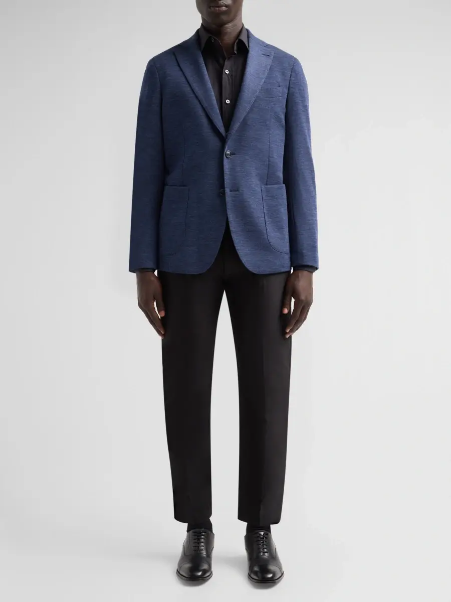 Saks Fifth Avenue Men's COLLECTION Wool-Nylon Double-Faced Jersey Sport Coat | Thumbnail 2