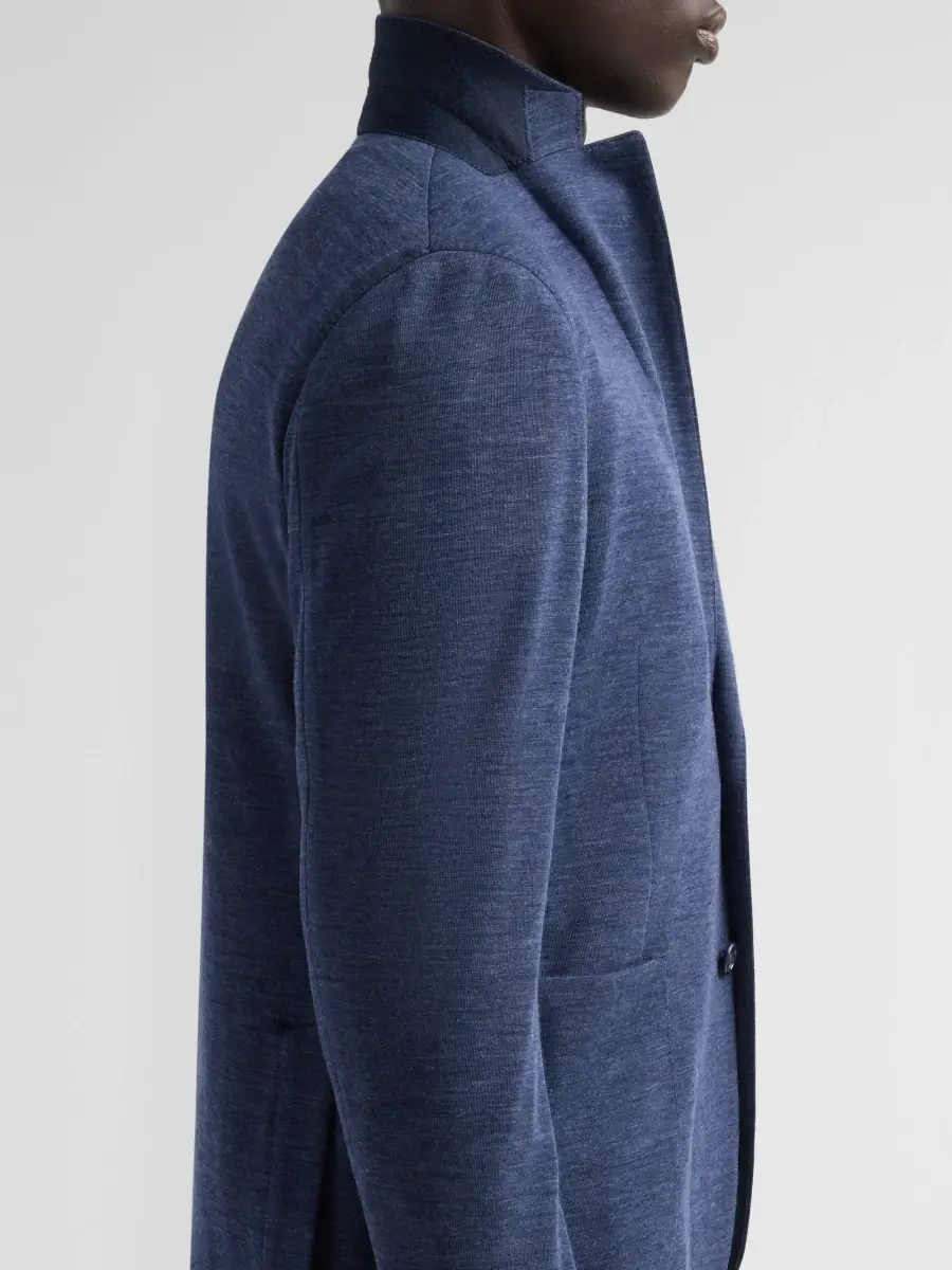 Saks Fifth Avenue Men's COLLECTION Wool-Nylon Double-Faced Jersey Sport Coat | Thumbnail 7