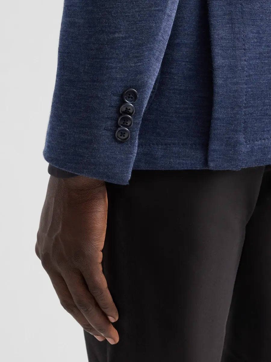 Saks Fifth Avenue Men's COLLECTION Wool-Nylon Double-Faced Jersey Sport Coat | Thumbnail 8