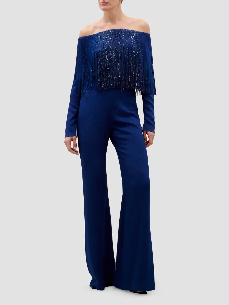 Silvia Tcherassi Women's Palermo Flare Mid-Rise Pants | Thumbnail 2 Silvia Tcherassi Women's Palermo Flare Mid-Rise Pants | Thumbnail 2