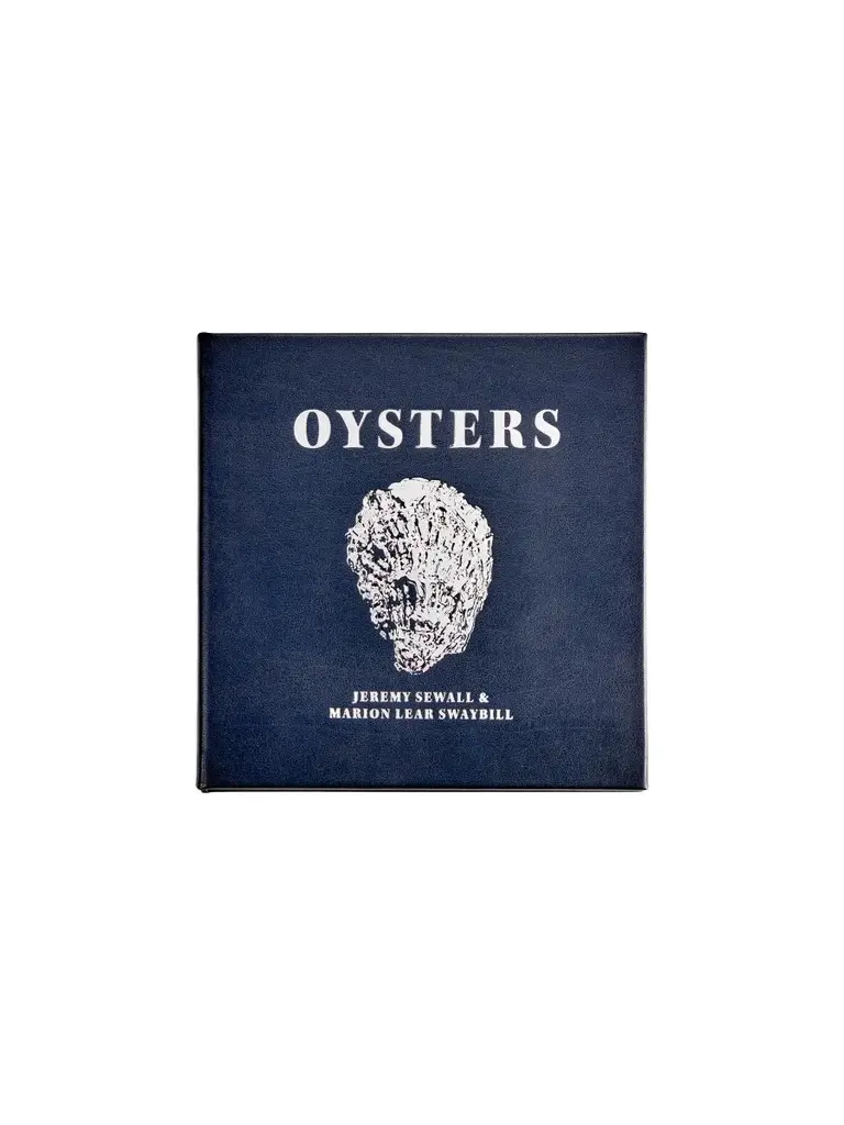 "Oysters: A Celebration In The Raw" Leather-Bound Hardcover Book "Oysters: A Celebration In The Raw" Leather-Bound Hardcover Book