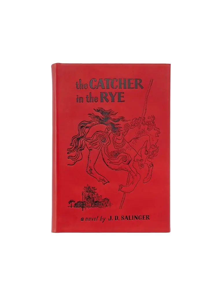 Graphic Image "The Catcher In The Rye" Leather-Bound Hardcover Book