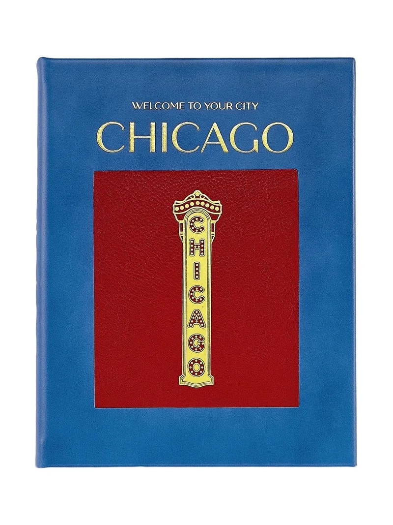 Graphic Image Trope Chicago Leather-Bound Hardcover Book