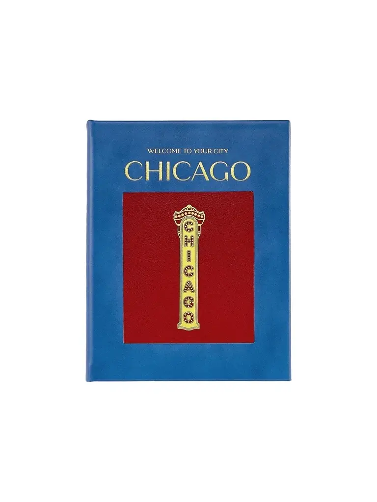 Graphic Image Trope Chicago Leather-Bound Hardcover Book