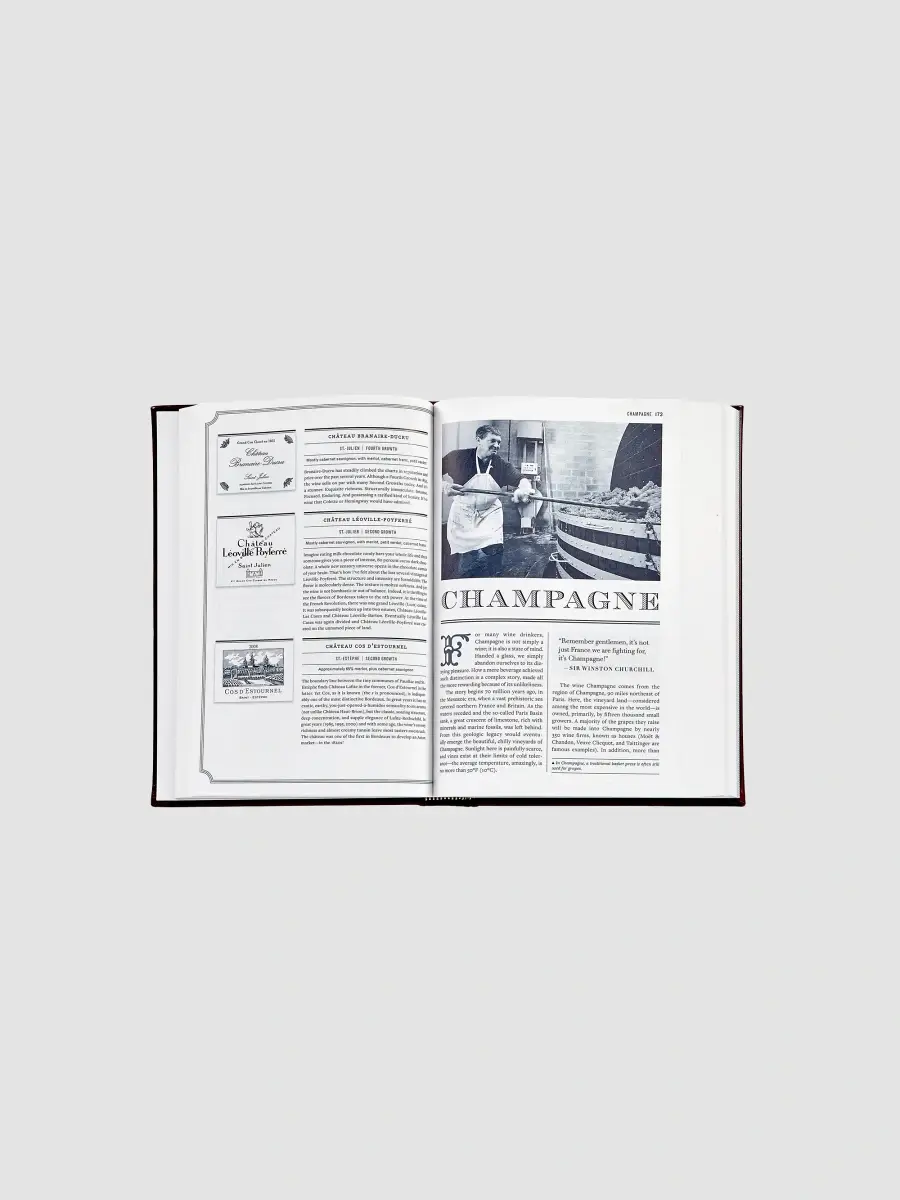 Graphic Image "The Wine Bible" Leather-Bound Hardcover Book | Thumbnail 4 Graphic Image "The Wine Bible" Leather-Bound Hardcover Book | Thumbnail 4