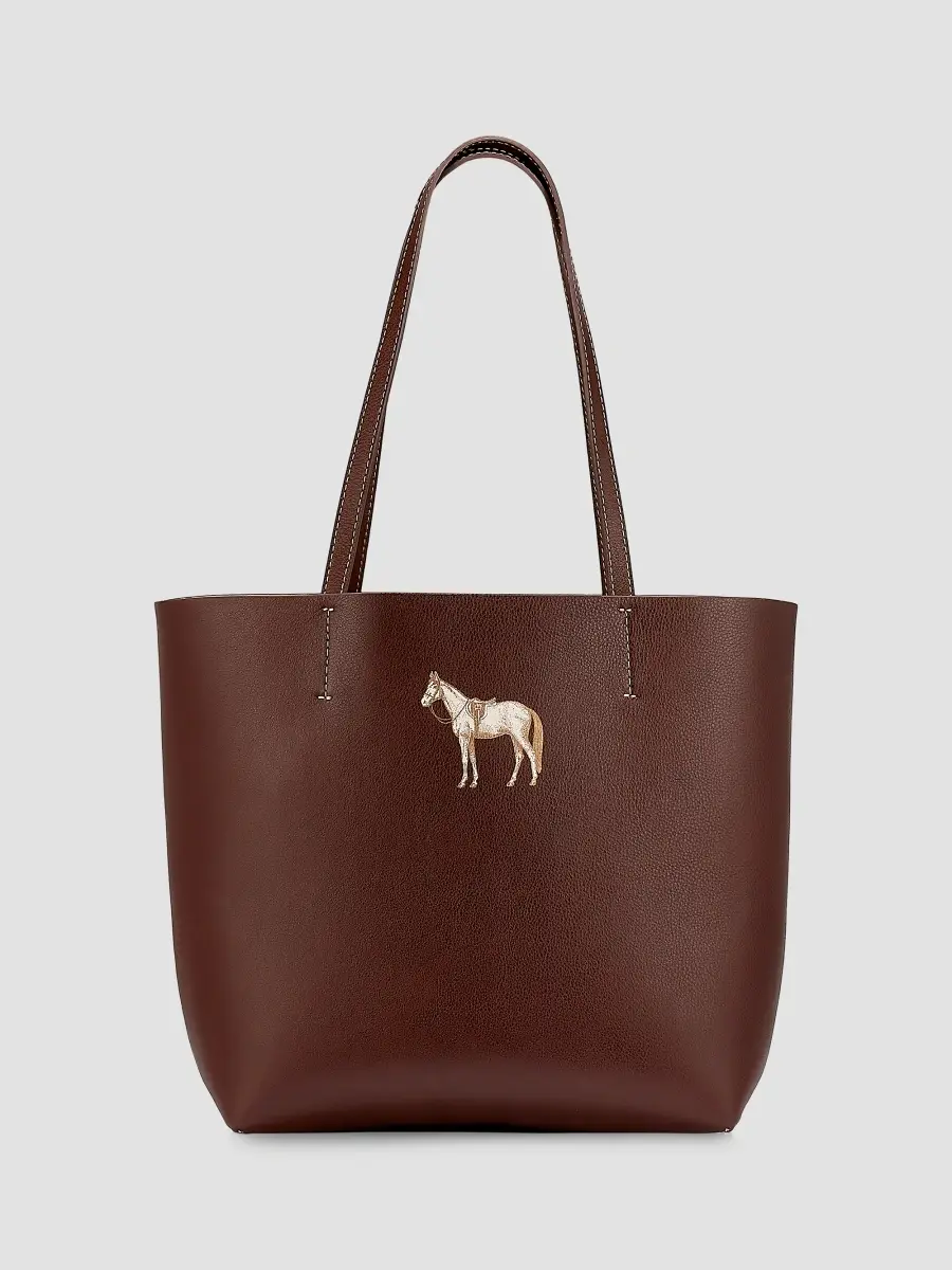 GiGi New York Women's Melissa Bamber X : The Equestrian Edition Hunter Horse Leather Tote | Thumbnail 3 GiGi New York Women's Melissa Bamber X : The Equestrian Edition Hunter Horse Leather Tote | Thumbnail 3